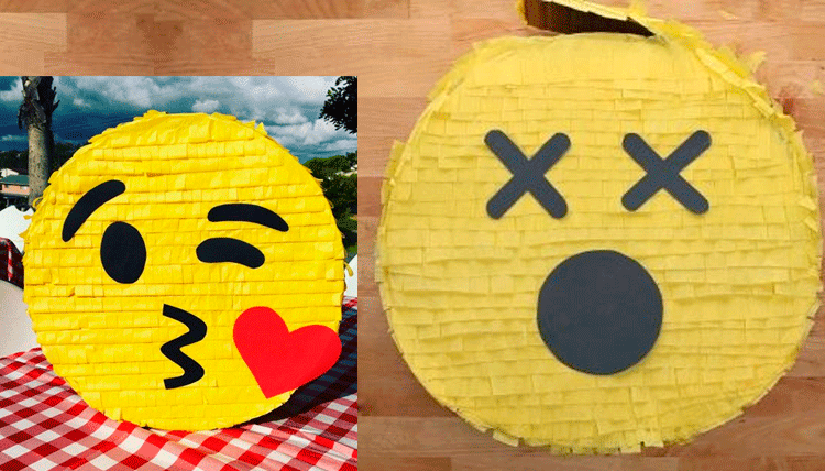 piñata de emoji