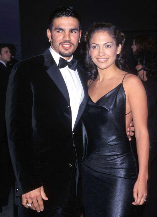 Jennifer Lopez y su primer esposo Ojani Noa