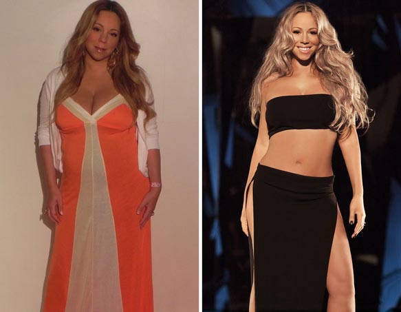 Mariah Carey pierde 32 kilos