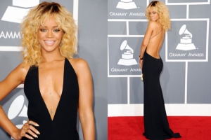 Las mejores vestidas de los Grammy 2012
