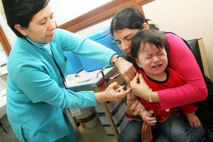Vacunación de niños en invierno 