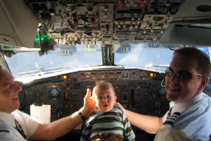 Viajar con niños en avión